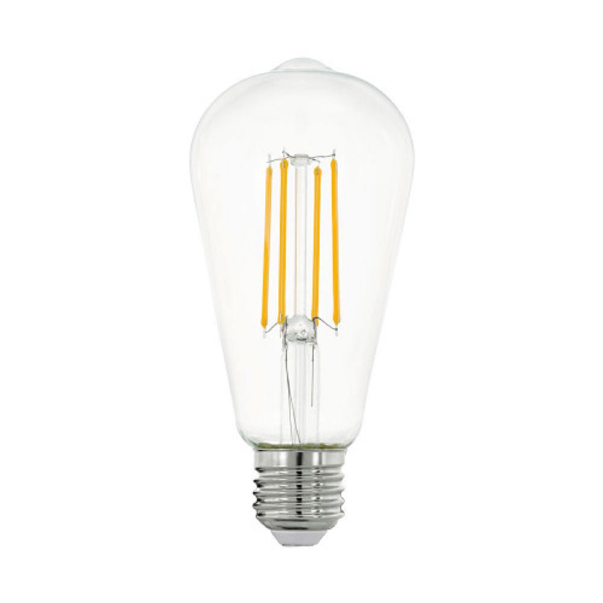 

Лампа светодиодная филаментная Eglo E27 7W 2700К прозрачная 11757, Прозрачный, 11757 LM_LED_E27