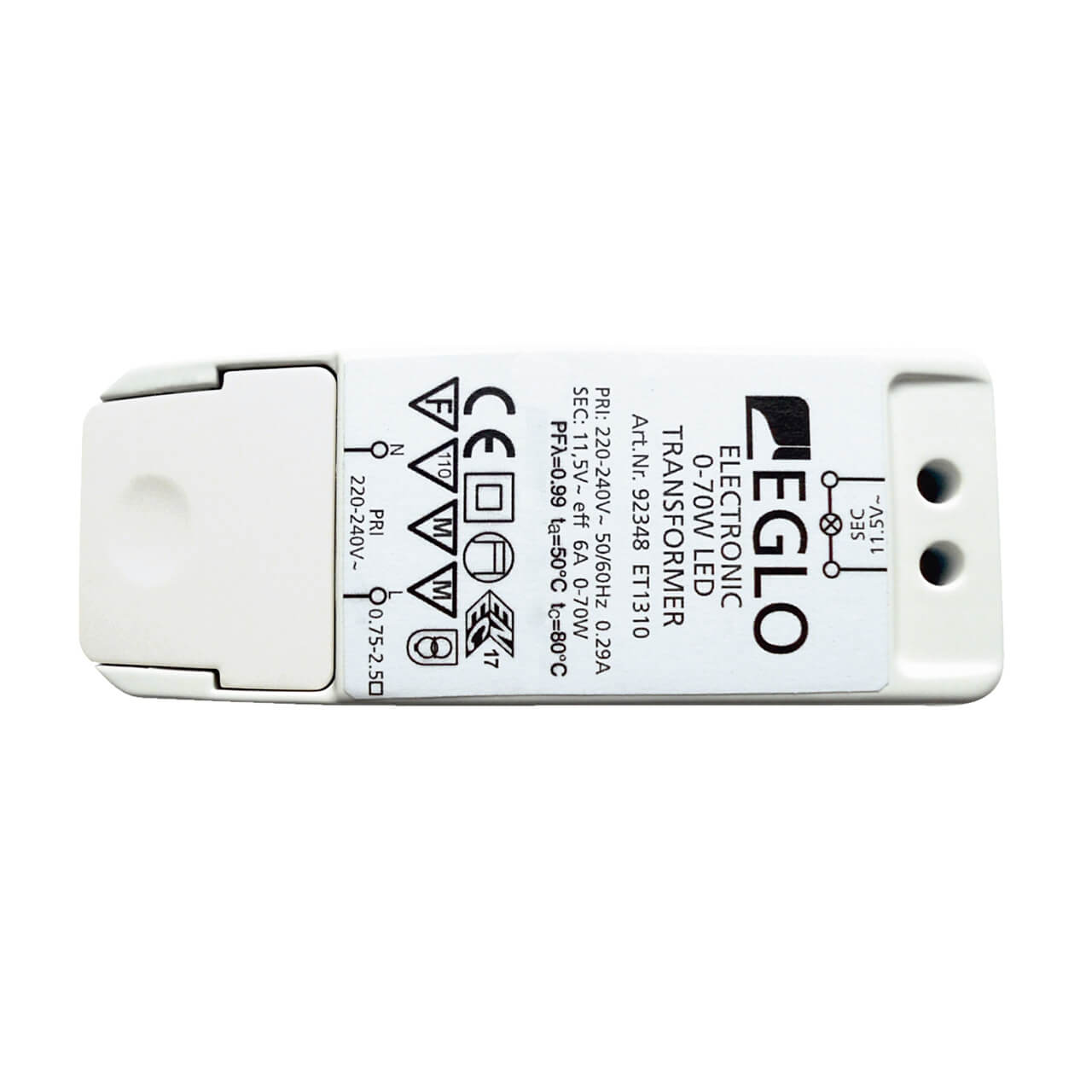 

Трансформатор Eglo, Белый, 92348 Electronic
