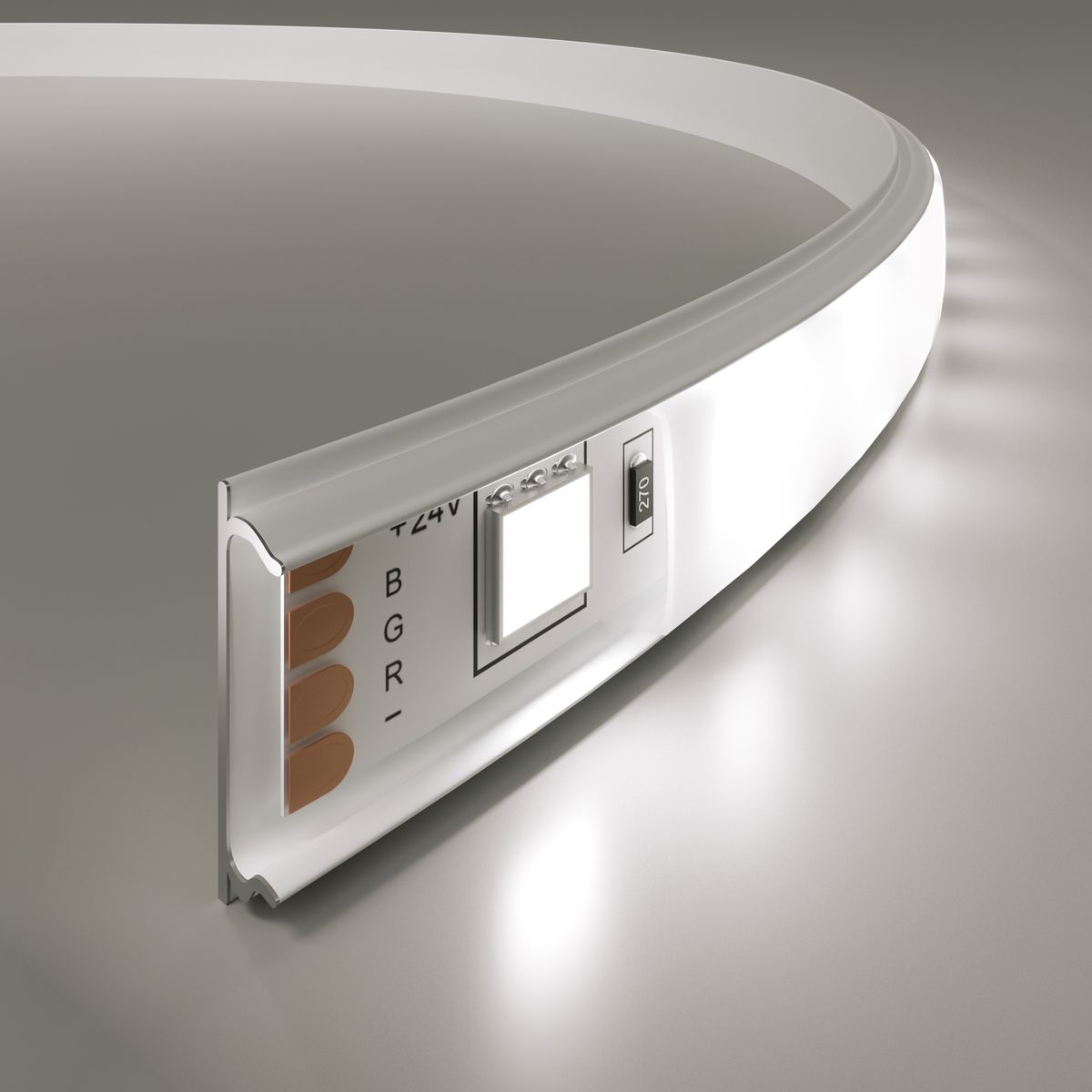 

Профиль гибкий алюминиевый с рассеивателем Elektrostandard LL-2-ALP012 a053631, Белый, 4690389170515 LL-2-ALP012