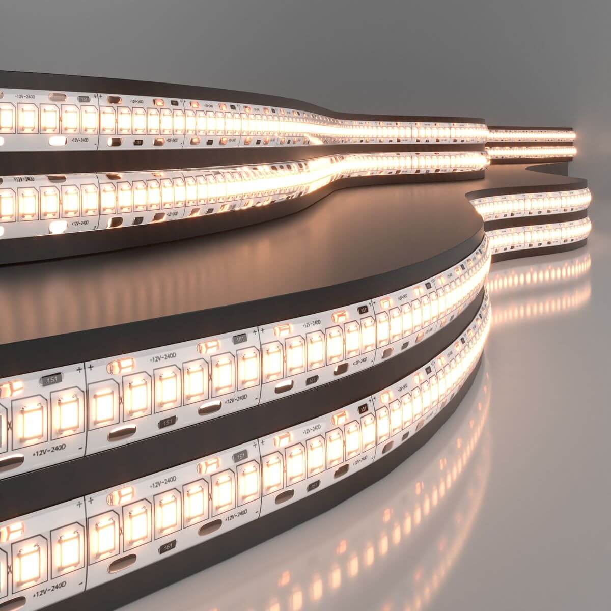 

Светодиодная влагозащищенная лента Elektrostandard 16W/m 240LED/m 2835SMD тёплый белый 5M a052990, 4690389167553 12V 16W IP65