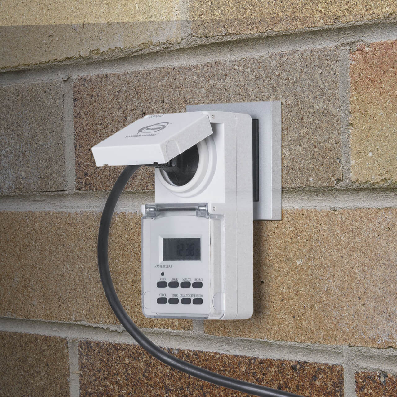 

Розетка-таймер Elektrostandard TMH-E-6 16A x1 IP44 Белый 4690389032431