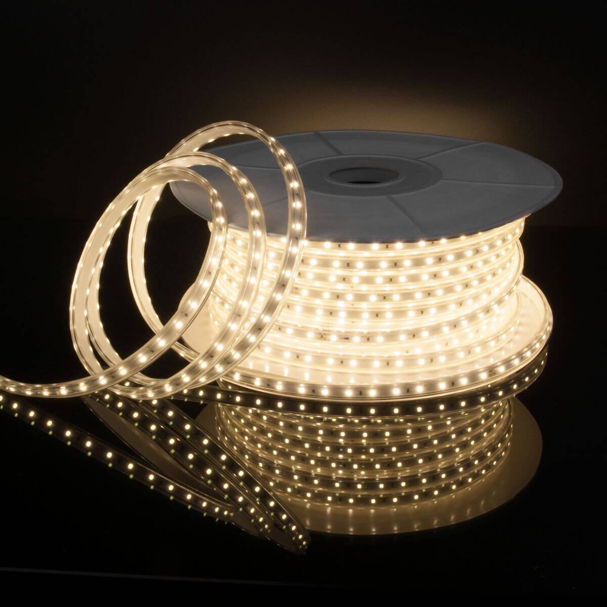 

Светодиодная влагозащищенная лента Elektrostandard 14,4W/m 120LED/m 2835SMD дневной белый 50M a053639, 4690389170966 LS015 220V