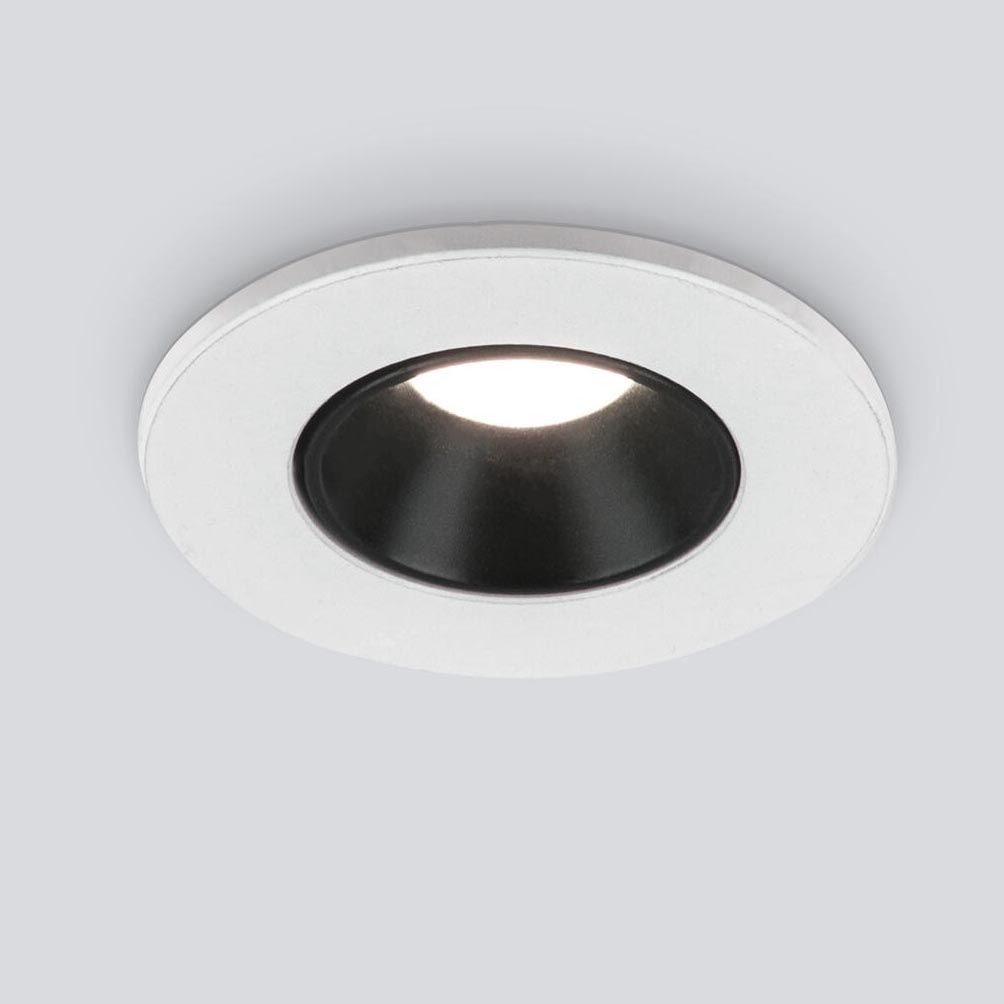 

Встраиваемый светодиодный светильник Elektrostandard 25025/Led 3W 4200K WH/BK белый/черный a056778, 4690389177316 25025