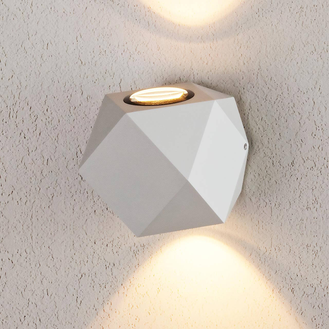 

Уличный настенный светодиодный светильник Elektrostandard 1565 Techno LED Kroket белый 4690389125393