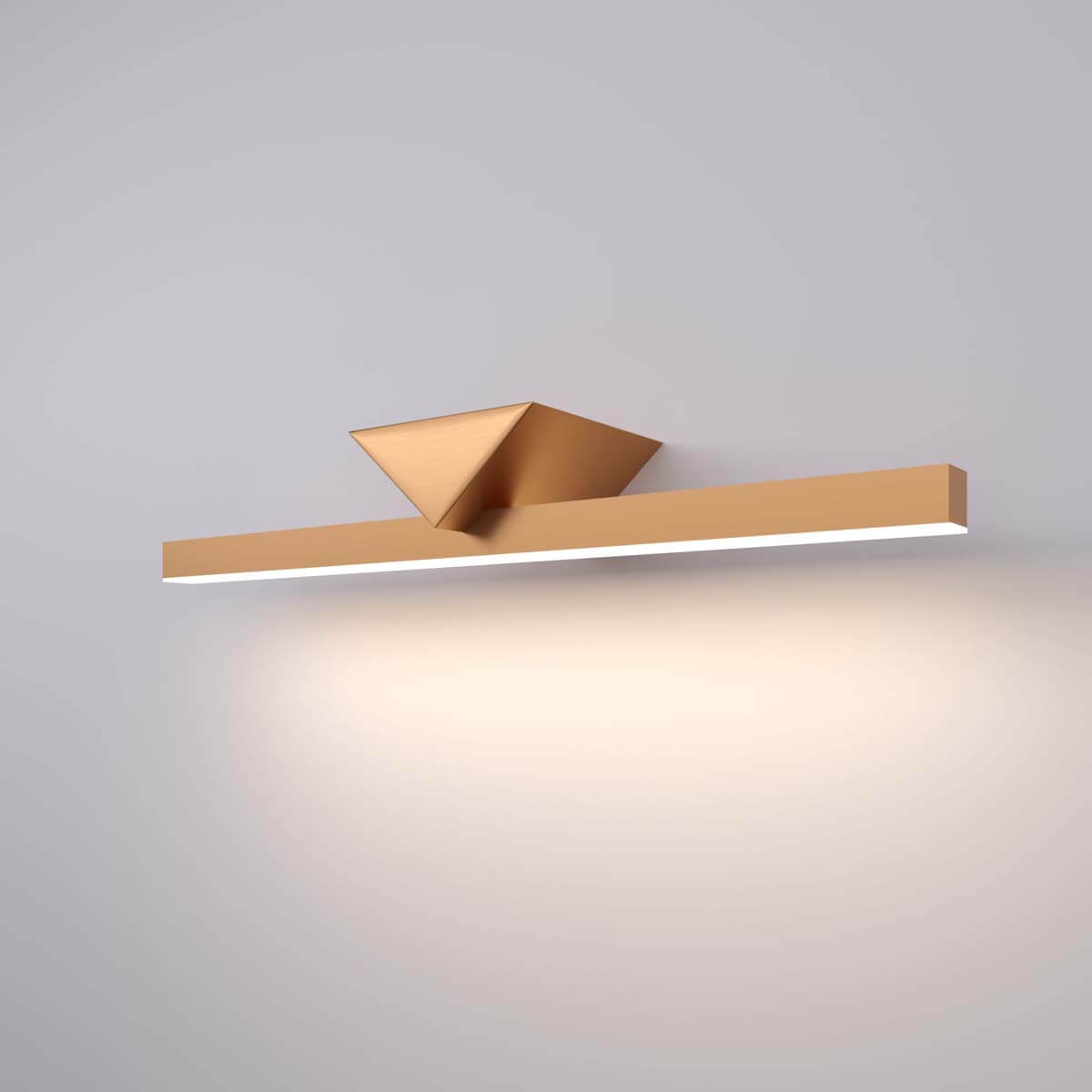 

Настенный светодиодный светильник Elektrostandard Delta 40115/LED a058169, Золотой, 4690389181900 Delta