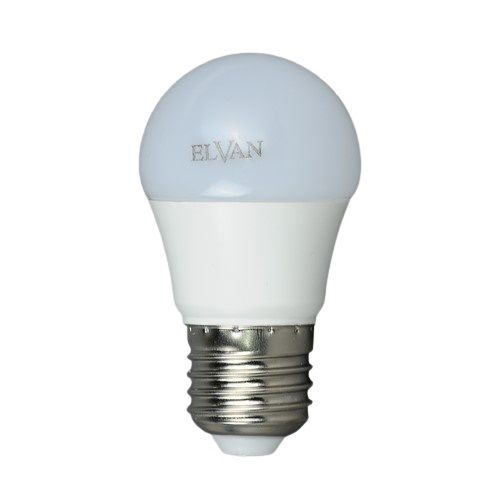 

Лампа светодиодная Elvan E27 7W 3000K опал E27-7W-3000K-G45, Белый, E27-7W-3000K-G45