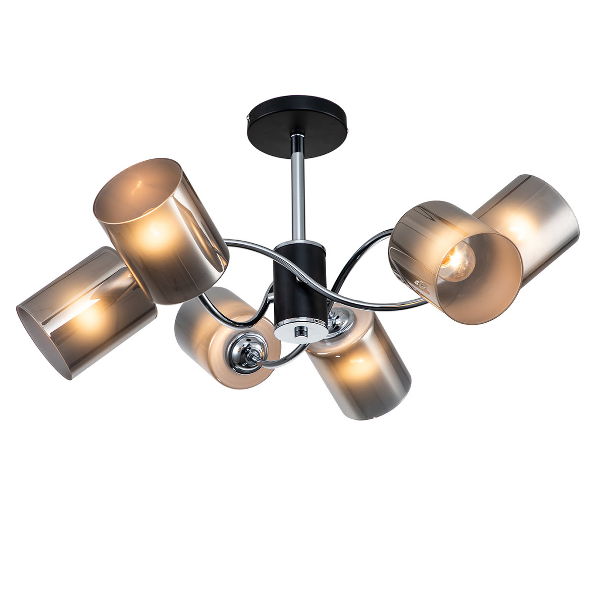 

Потолочная люстра Escada Smog 661/6PL, Хром, 661/6PL Smog