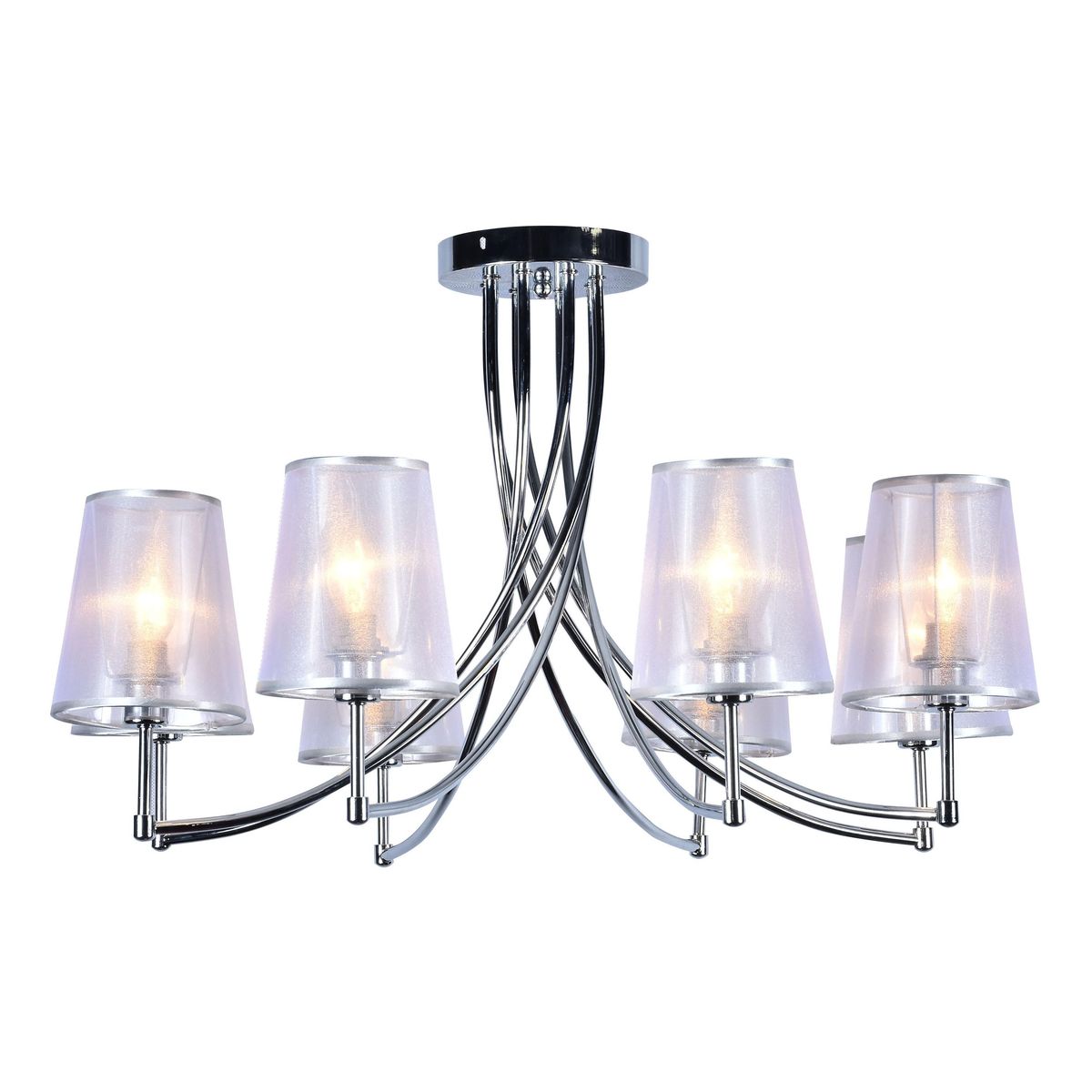 

Потолочная люстра Escada 1126/8PL Chrome, Белый, 1126/8PL Chrome 1126