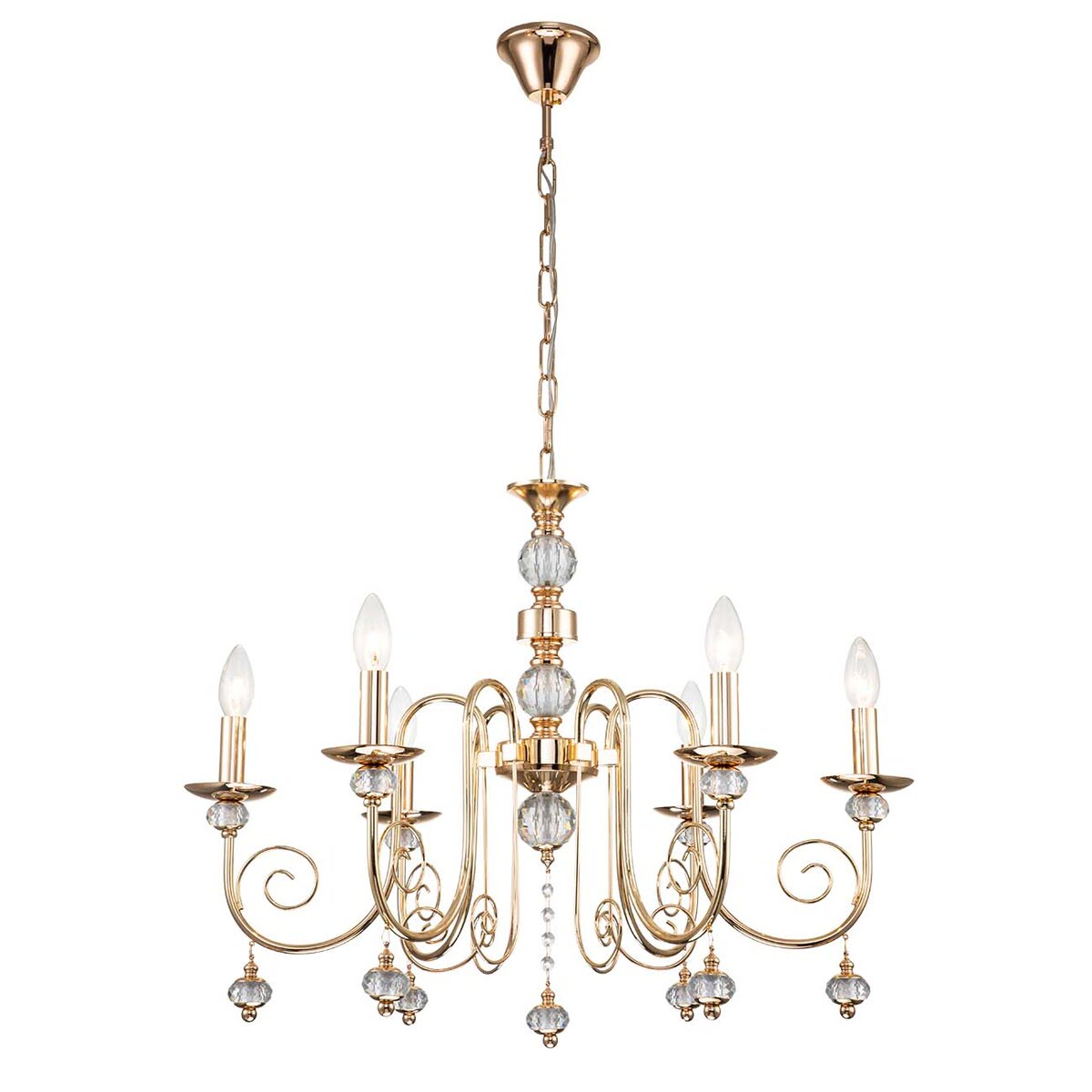 

Подвесная люстра Escada Shine 678/6PL Gold, Золотой, 678/6PL Gold Shine