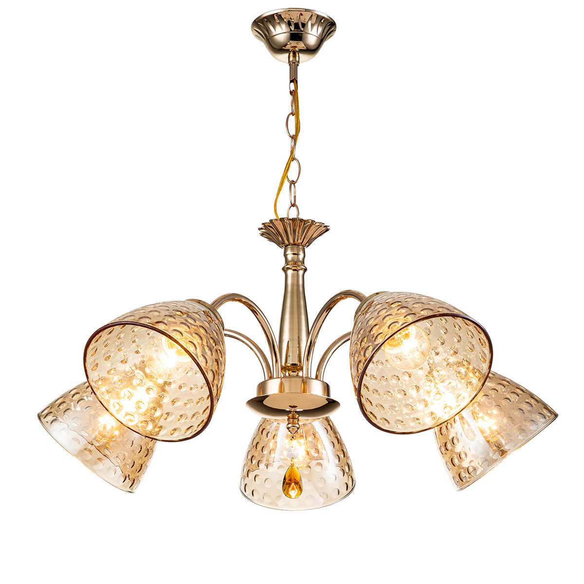 

Подвесная люстра Escada Freesia 658/5PL Gold, Золотой, 658/5PL Gold Freesia
