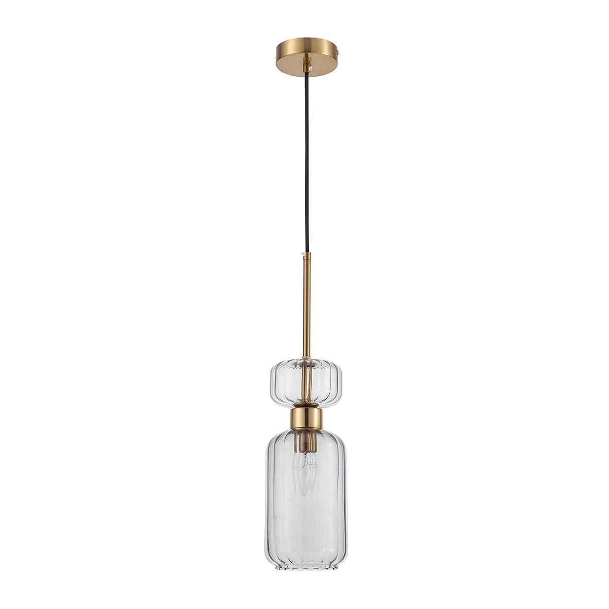 

Подвесной светильник Escada Gloss 1141/1S Smoke, Дымчатый, 1141/1S Smoke Gloss