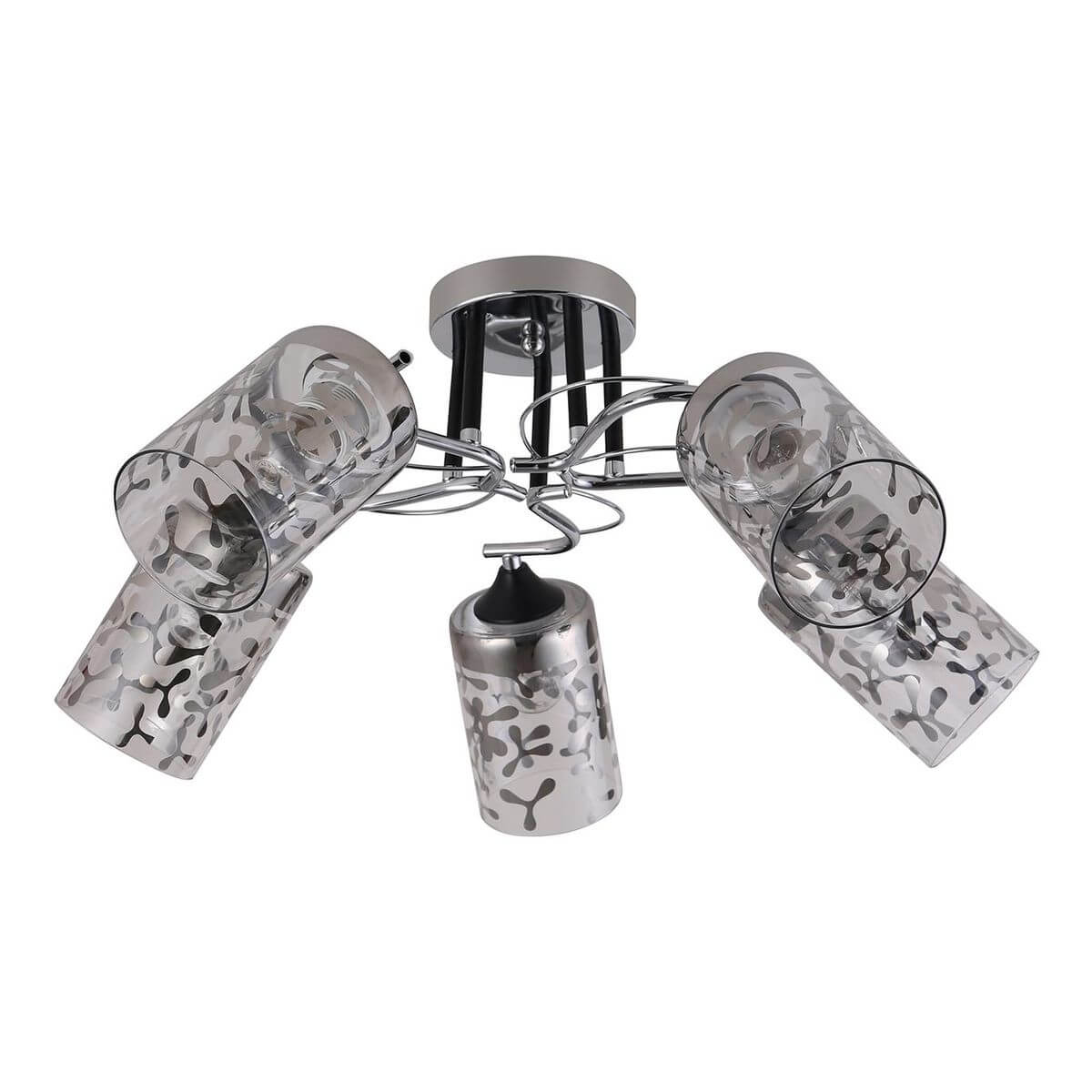 

Потолочная люстра Escada Alfie 1141/5P, Дымчатый, 1141/5P Alfie