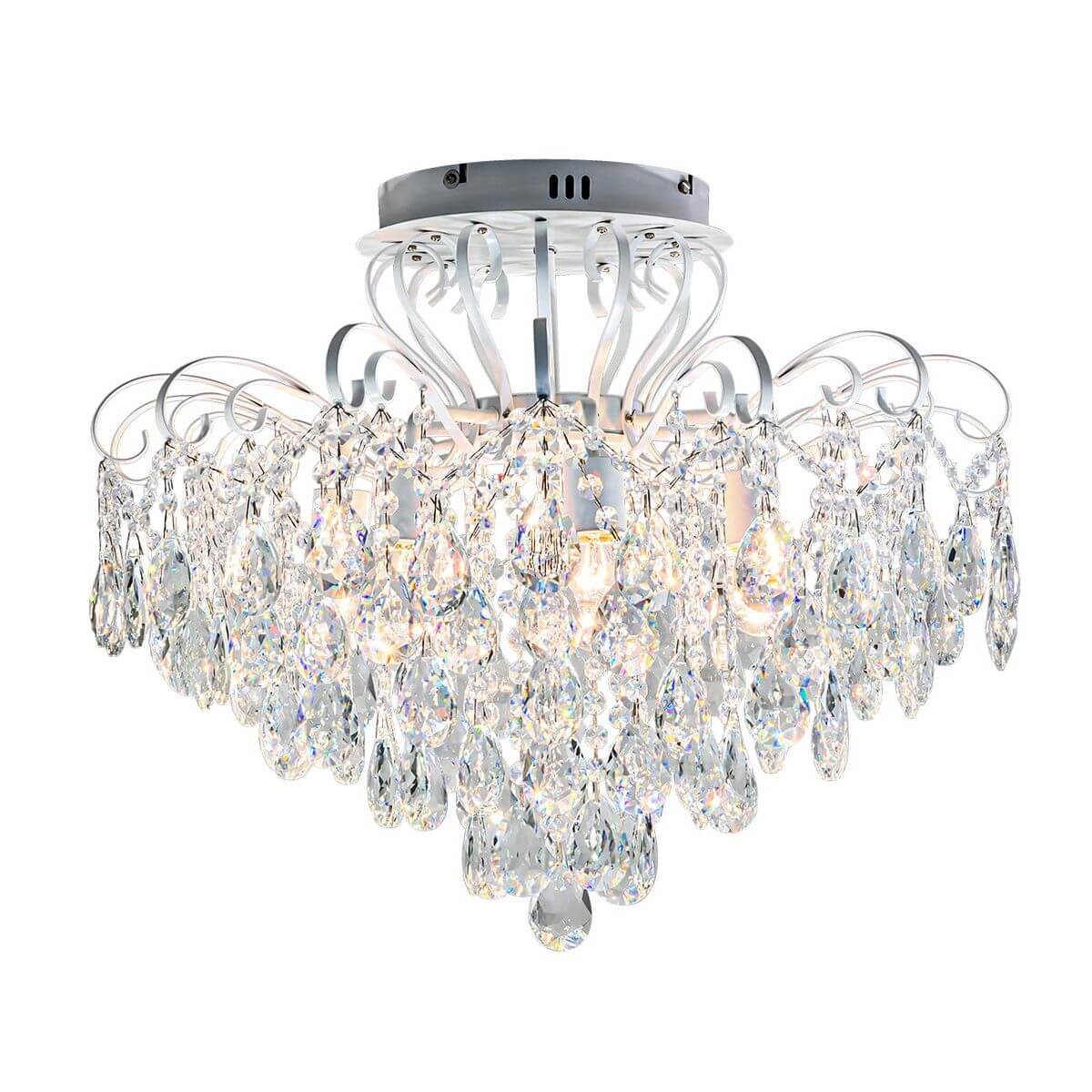 

Потолочная люстра Escada 1121/7PL, Белый, 1121/7PL White/Silver