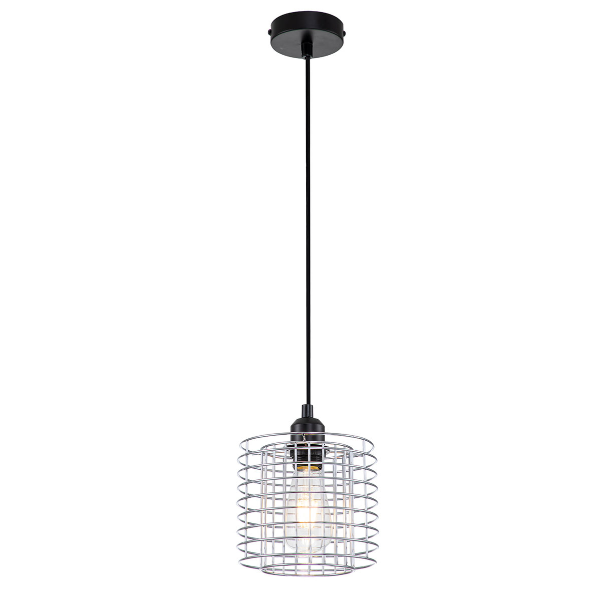 

Подвесной светильник Escada Grid 10190/1S Chrome, Черный, 10190/1S Chrome Grid