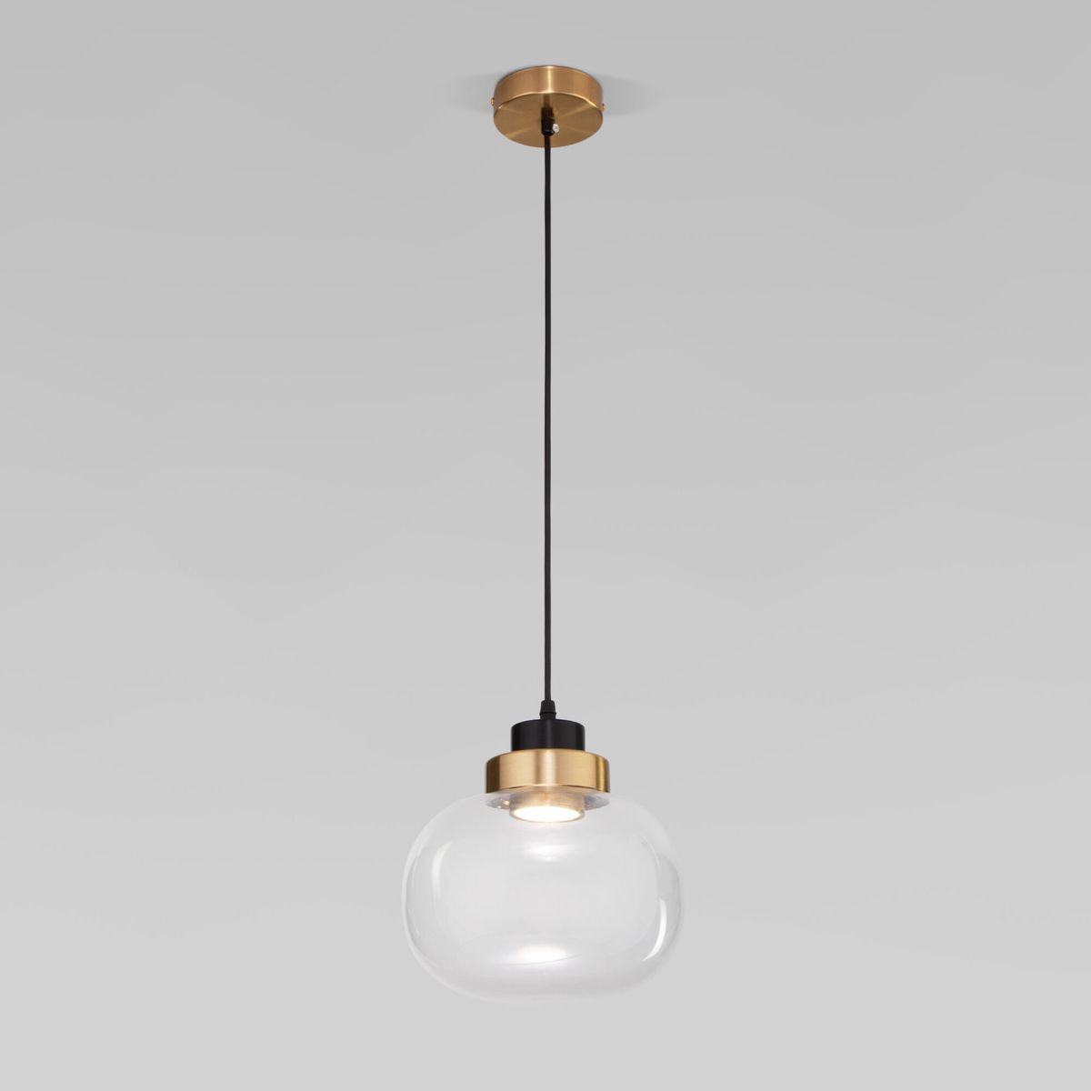 

Подвесной светодиодный светильник Eurosvet Jeffry 50241/1 Led прозрачный, Бронза, 50241/1 Led прозрачный Jeffry