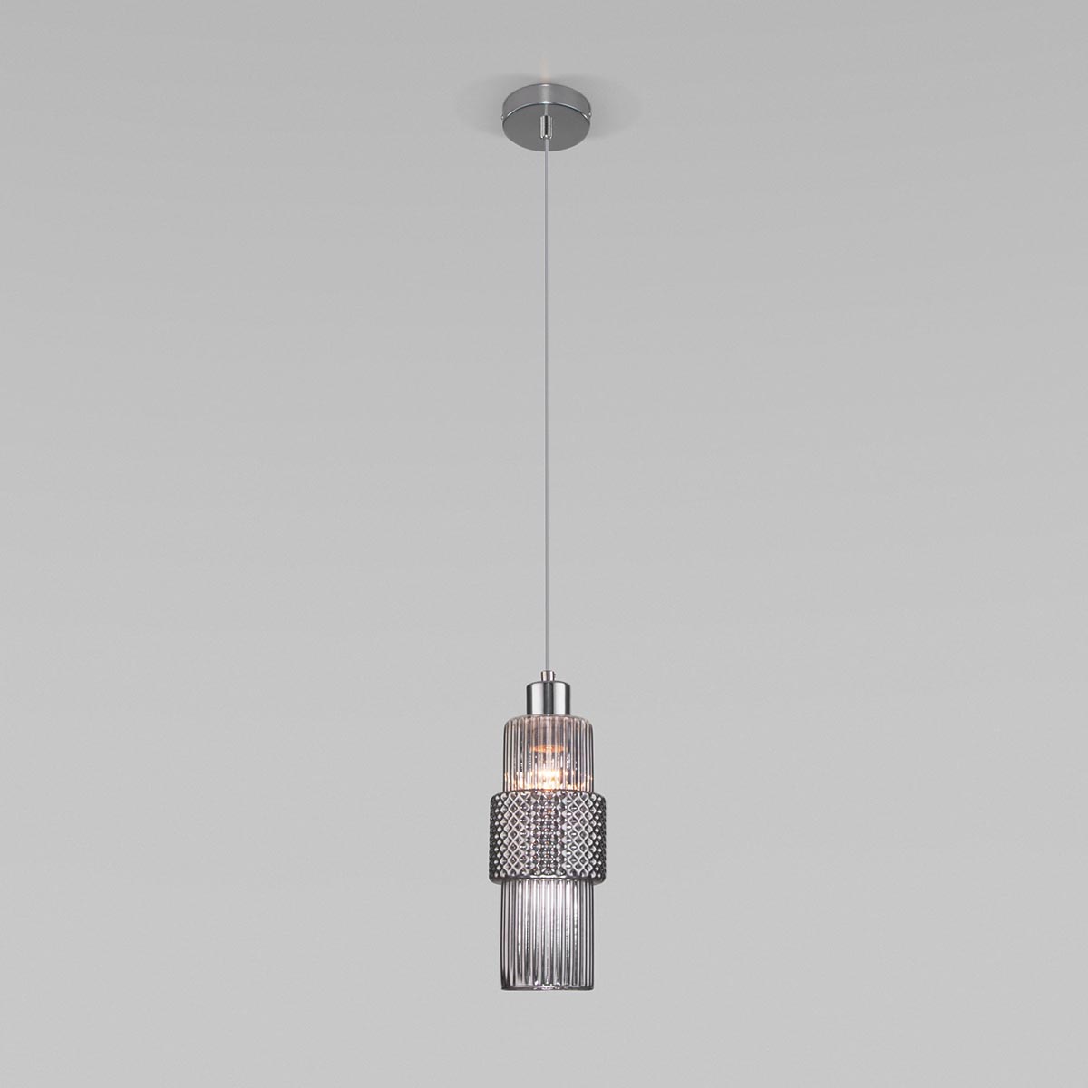 

Подвесной светильник Eurosvet Soho 50209/1 хром, Дымчатый, 50209/1 хром Soho