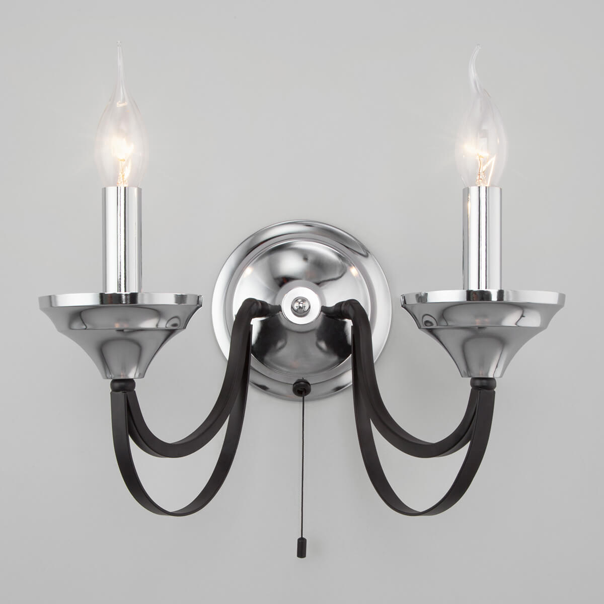 

Бра Eurosvet Lazzaro 60098/2 хром, Черный, 60098/2 хром Lazzaro