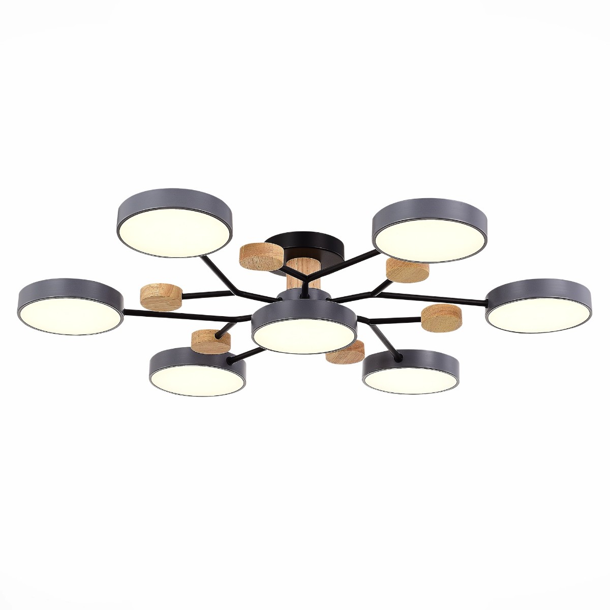 

Потолочная светодиодная люстра Evoluce FAEMA SLE6006-702-07, Серый, SLE6006-702-07 FAEMA