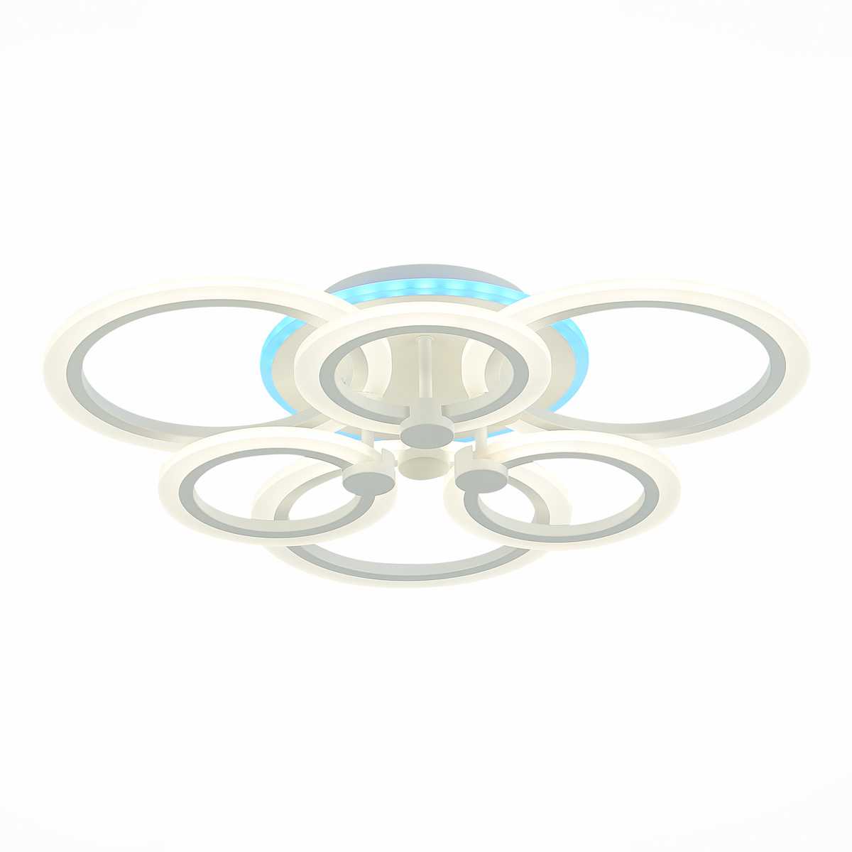 

Потолочная светодиодная люстра Evoluce Cerina SLE500652-06RGB, Белый, SLE500652-06RGB Cerina ()