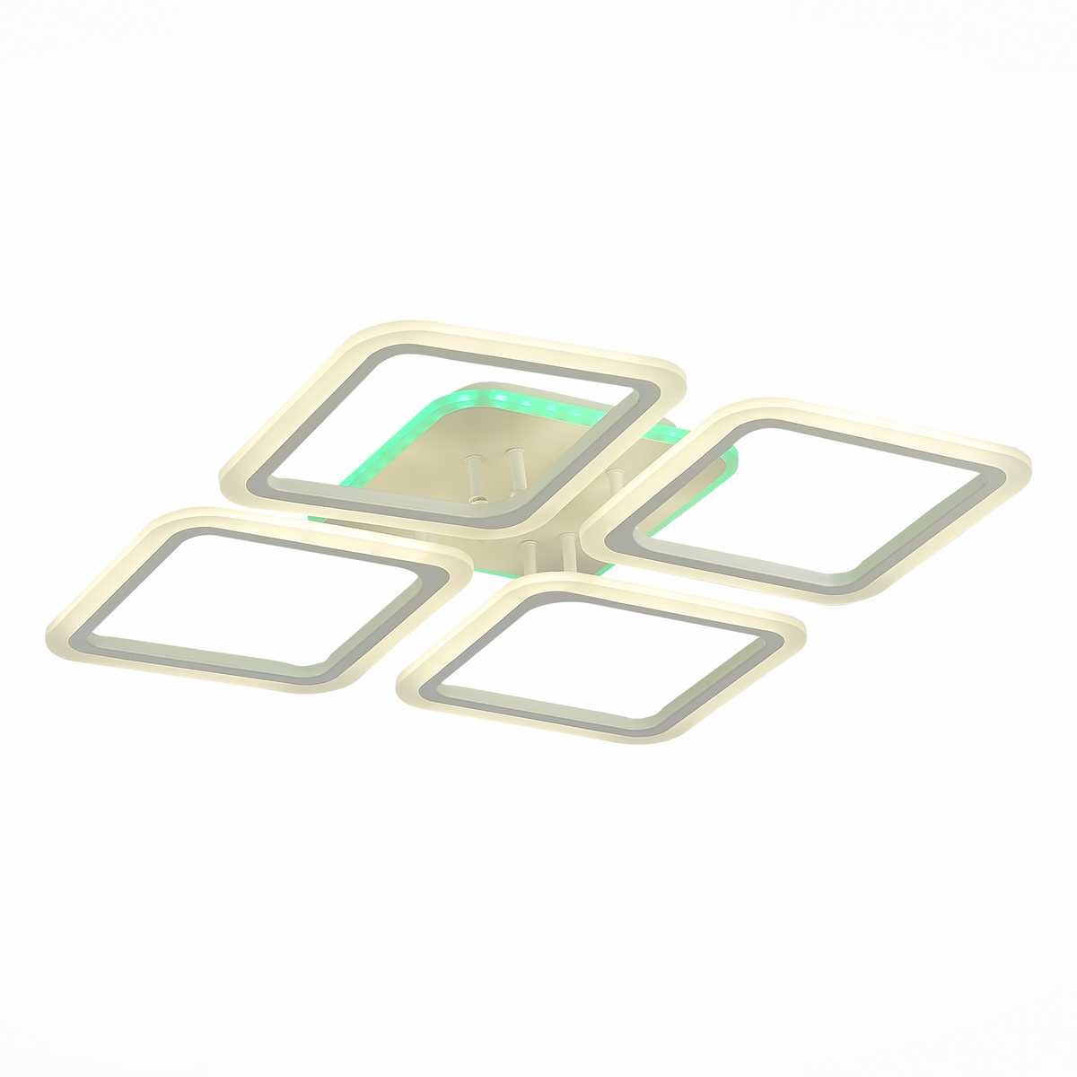 

Потолочная светодиодная люстра Evoluce Qutro SLE200452-04RGB, Белый, SLE200452-04RGB Qutro