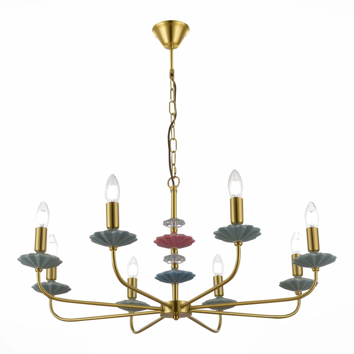 

Подвесная люстра Evoluce Attic SLE1117-203-08, Золотой, SLE1117-203-08 Attic