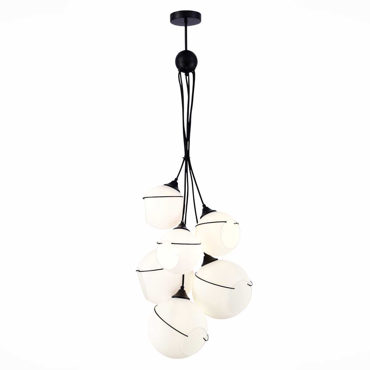 

Подвесная люстра Evoluce Satturo SLE103143-06, Белый, SLE103143-06 Satturo