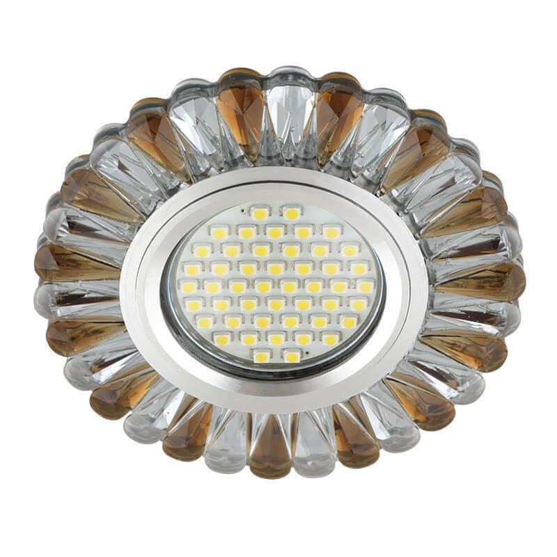 

Встраиваемый светильник Fametto Luciole DLS-L145 Gu5.3 Glassy/Tea, Коричневый, DLS-L145 GU5.3 Glassy/Tea Luciole 145