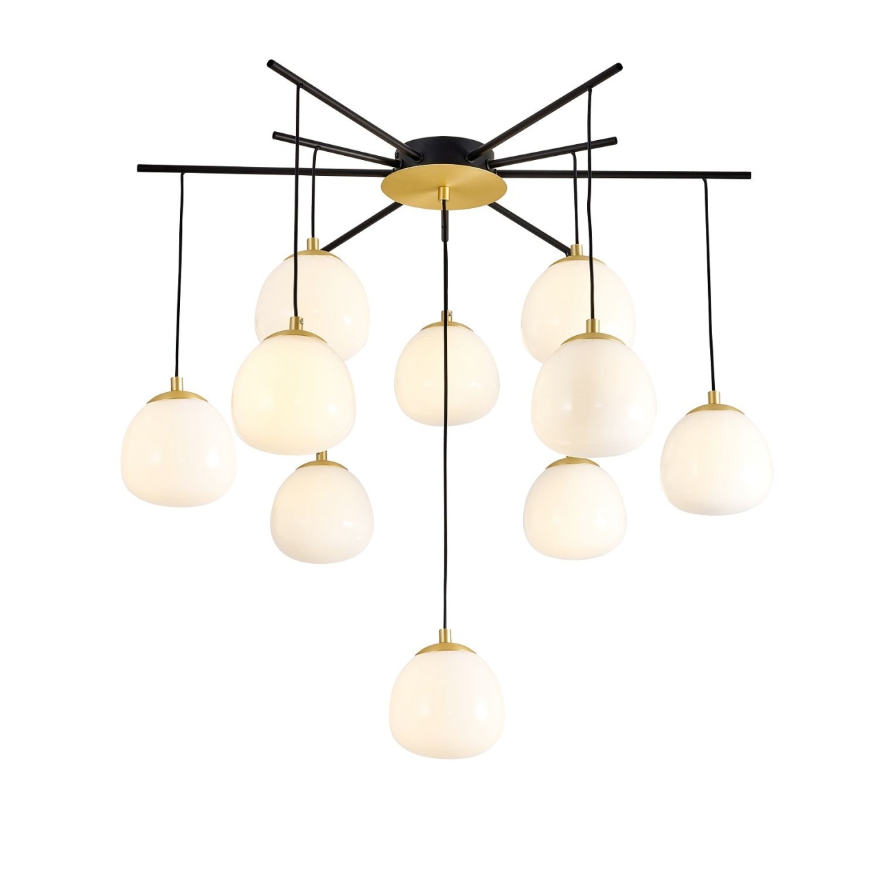 

Потолочная люстра Favourite Paramount 3047-10P, Черный, 3047-10P Paramount