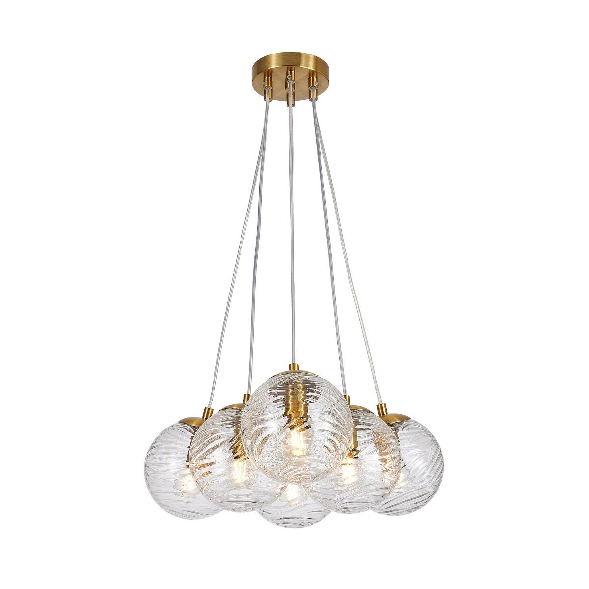 

Подвесная люстра Favourite Elica 4056-6P, Латунь, 4056-6P Elica