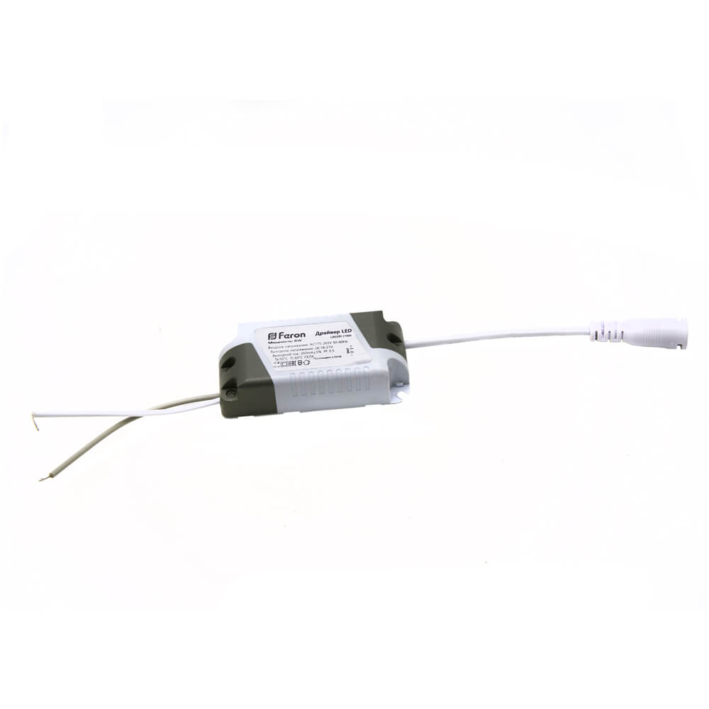 

Драйвер для светильника Feron 45-60V 9W IP20 0,12-0,14A LB362 41750, Белый, 41750