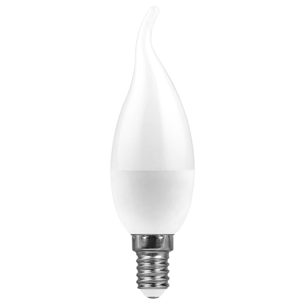 

Лампа светодиодная Feron E14 9W 6400K матовая LB-570 38136, Белый, 38136 LB-570