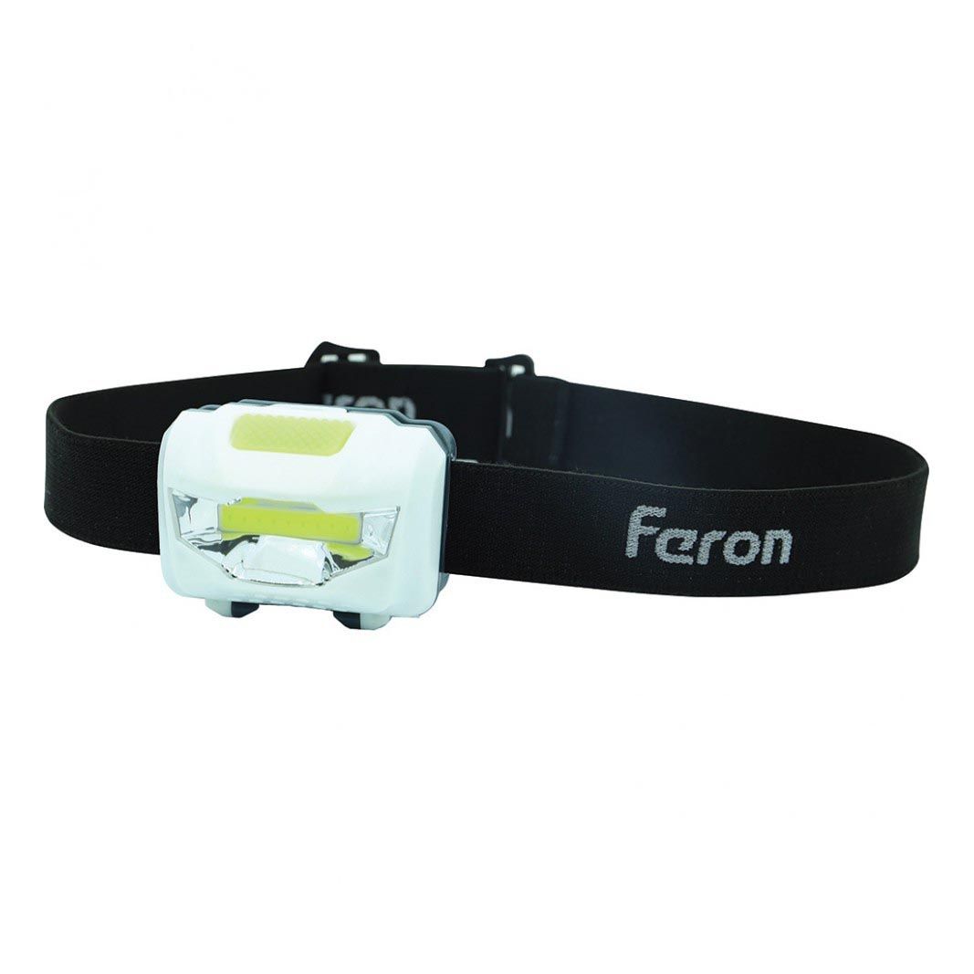 Фонарики Налобный светодиодный фонарь Feron TH2300 на батарейках 60х40 120 лм 41679