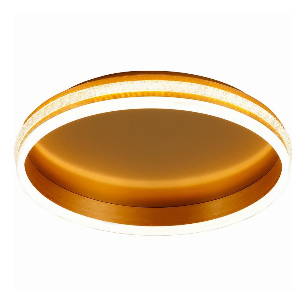 

Потолочный светодиодный светильник Feron Shinning ring AL5880 41694, Золотой, 41694 Shinning ring