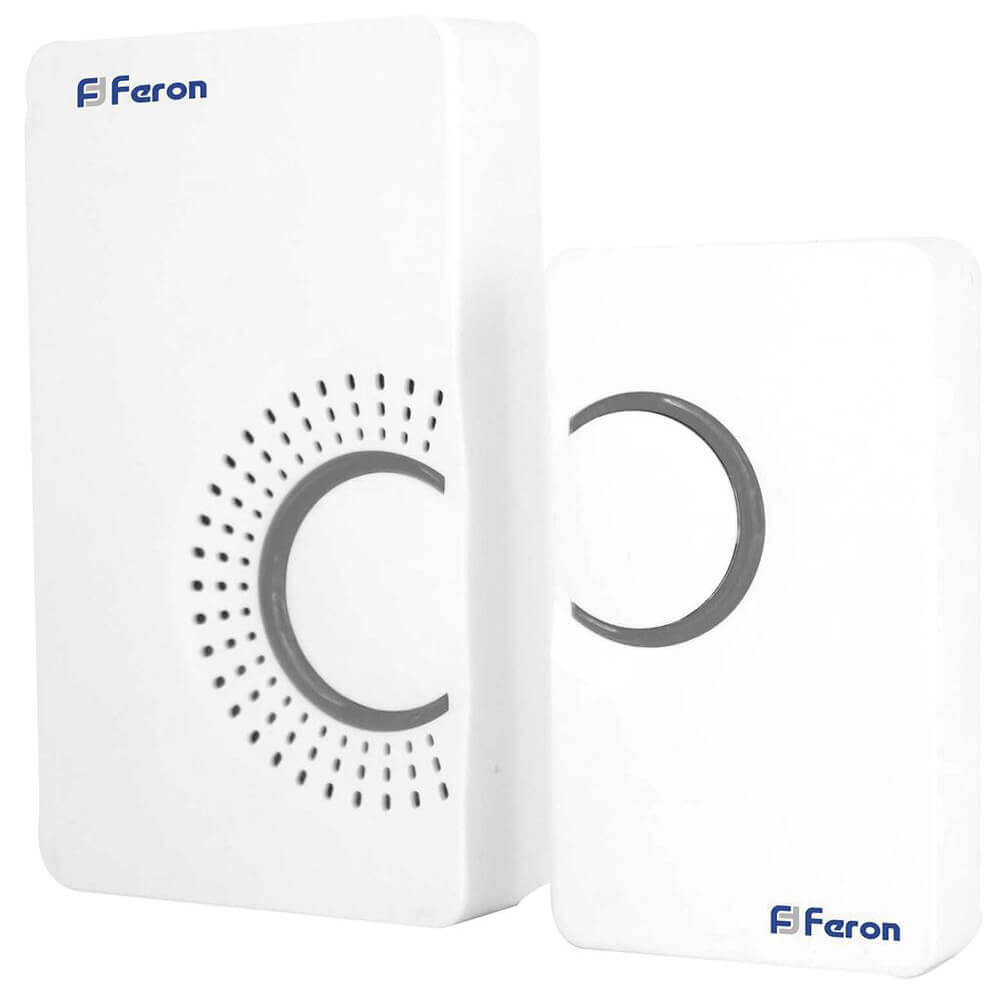 

Звонок дверной беспроводной Feron E373 23686, Белый, 23686
