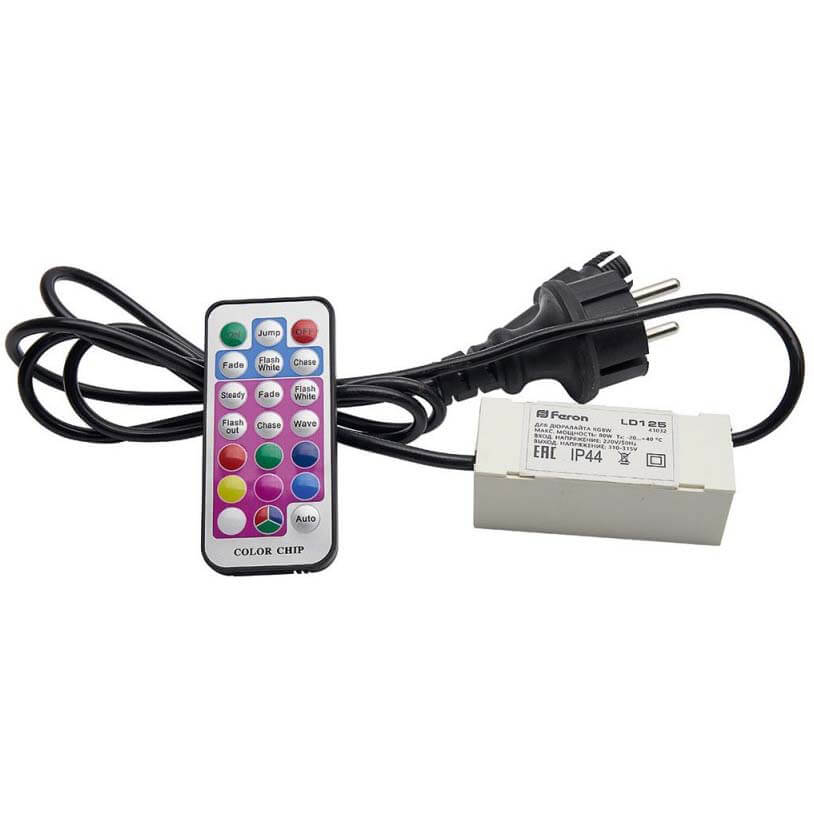 

Контроллер Feron 2W для дюралайта LEDR2W 41032, Белый, 41032
