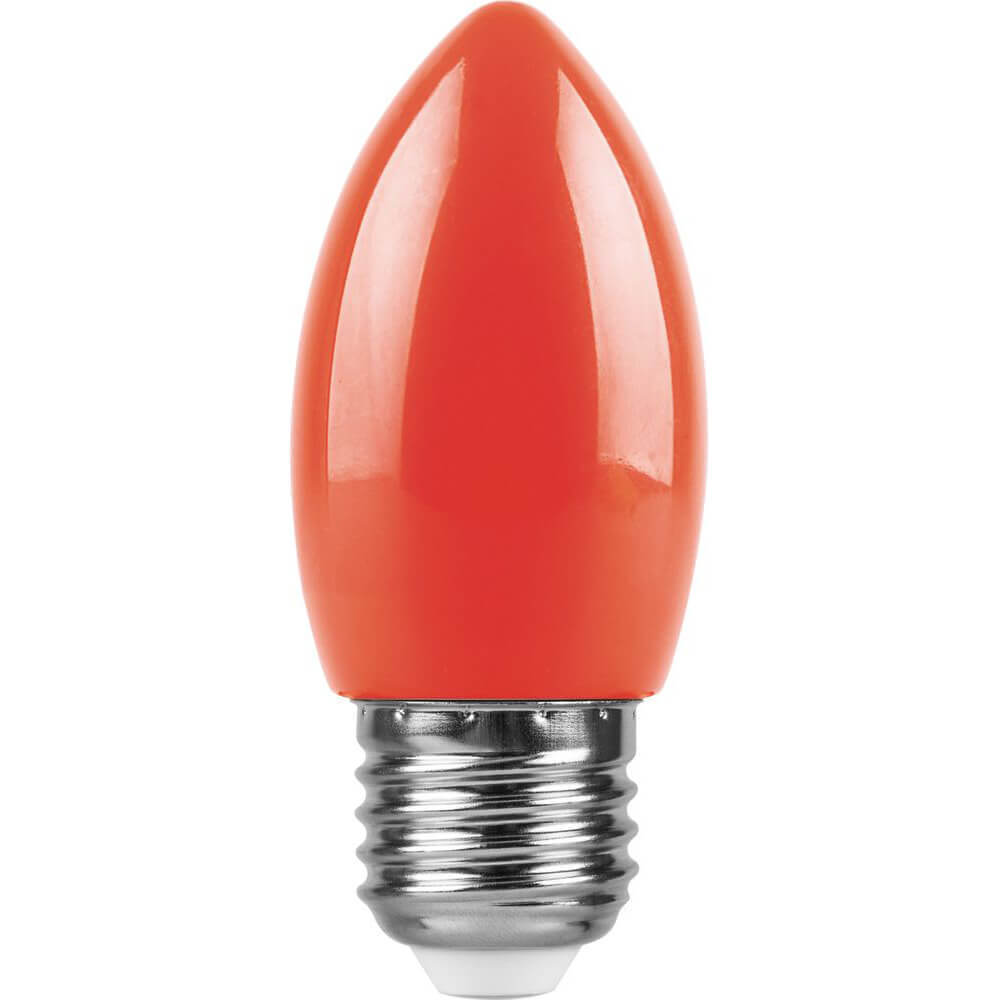 

Лампа светодиодная Feron E27 1W красная LB-376 25928, 25928