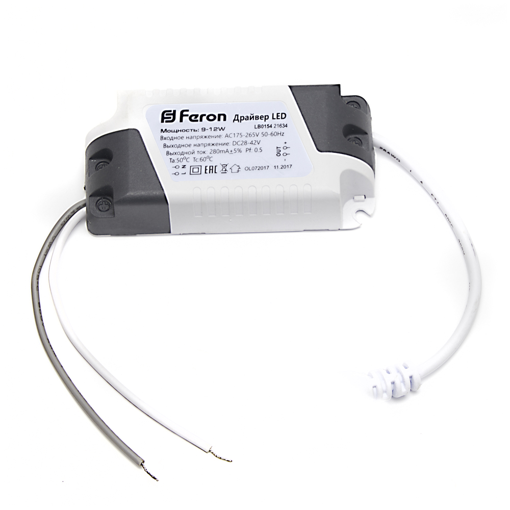 

Драйвер для светодиодного светильника Feron LB0154 21634