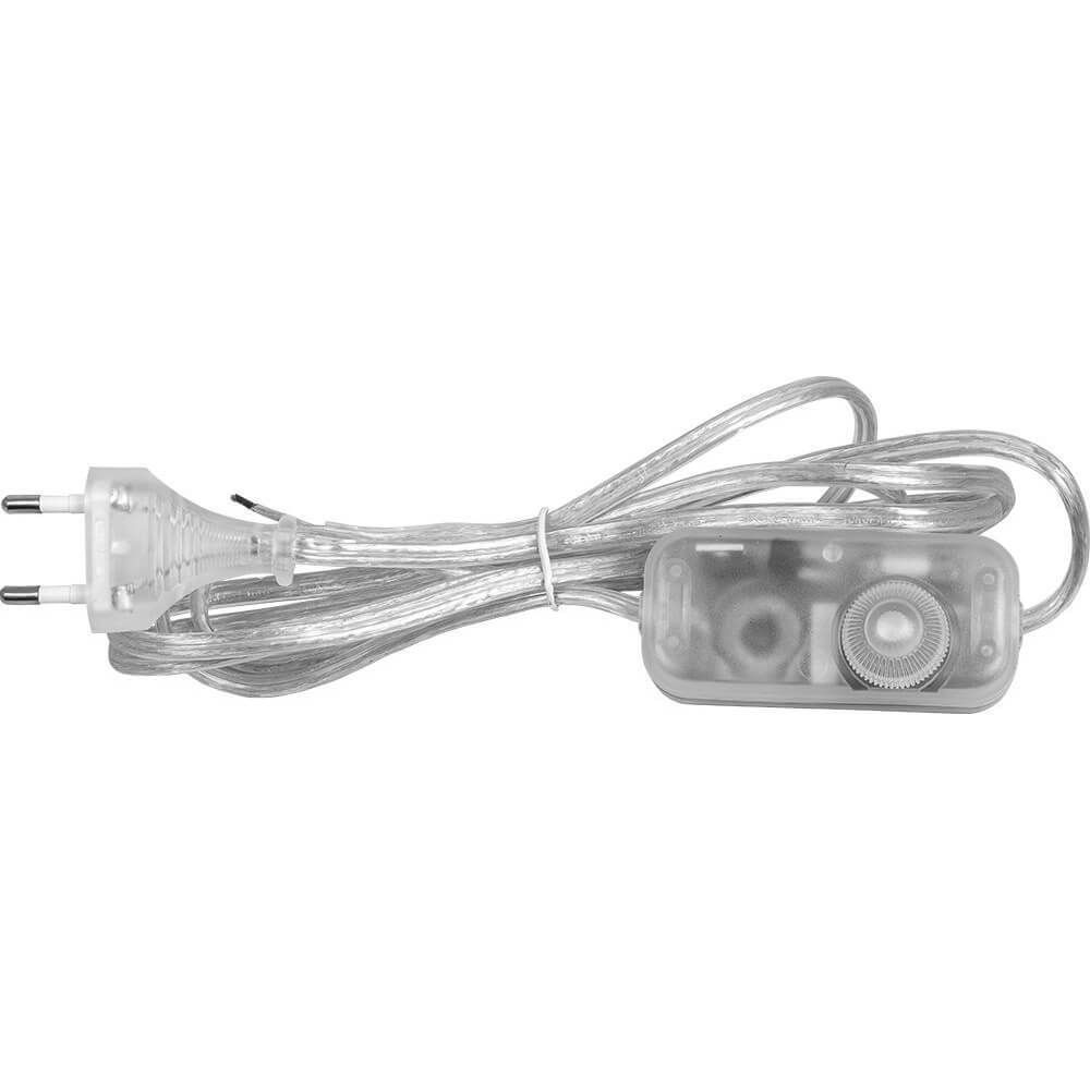 

Сетевой шнур с диммером Feron DM103200W 23058, Прозрачный, 23058