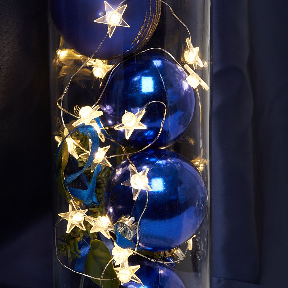 

Светодиодная гирлянда Feron Звездочки USB теплый белый без мерцания CL572 41647, Прозрачный, 41647 CL572