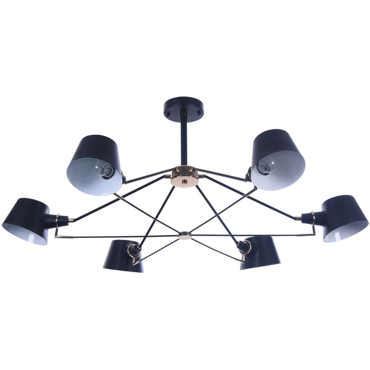 

Подвесная люстра Freya Abigail FR5038-CL-06-B, Черный, FR5038-CL-06-B Abigail Black