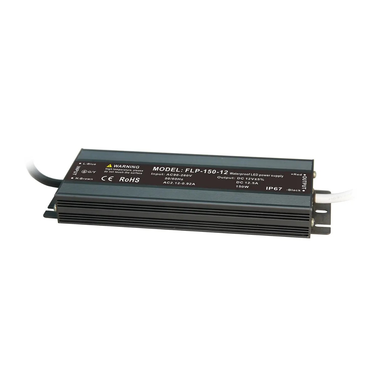 

Блок питания Gauss 150W 24V IP66 202022150, Черный, 202022150