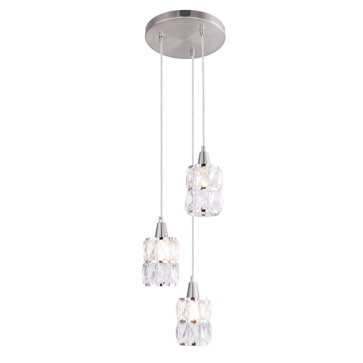 

Подвесной светильник Globo Wolli 15760-3, Никель, 15760-3 Wolli