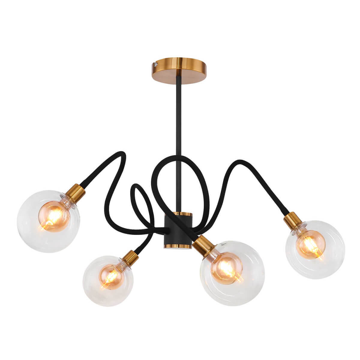 

Подвесная люстра Globo Eddy 56010-4, Золотой, 56010-4 Eddy