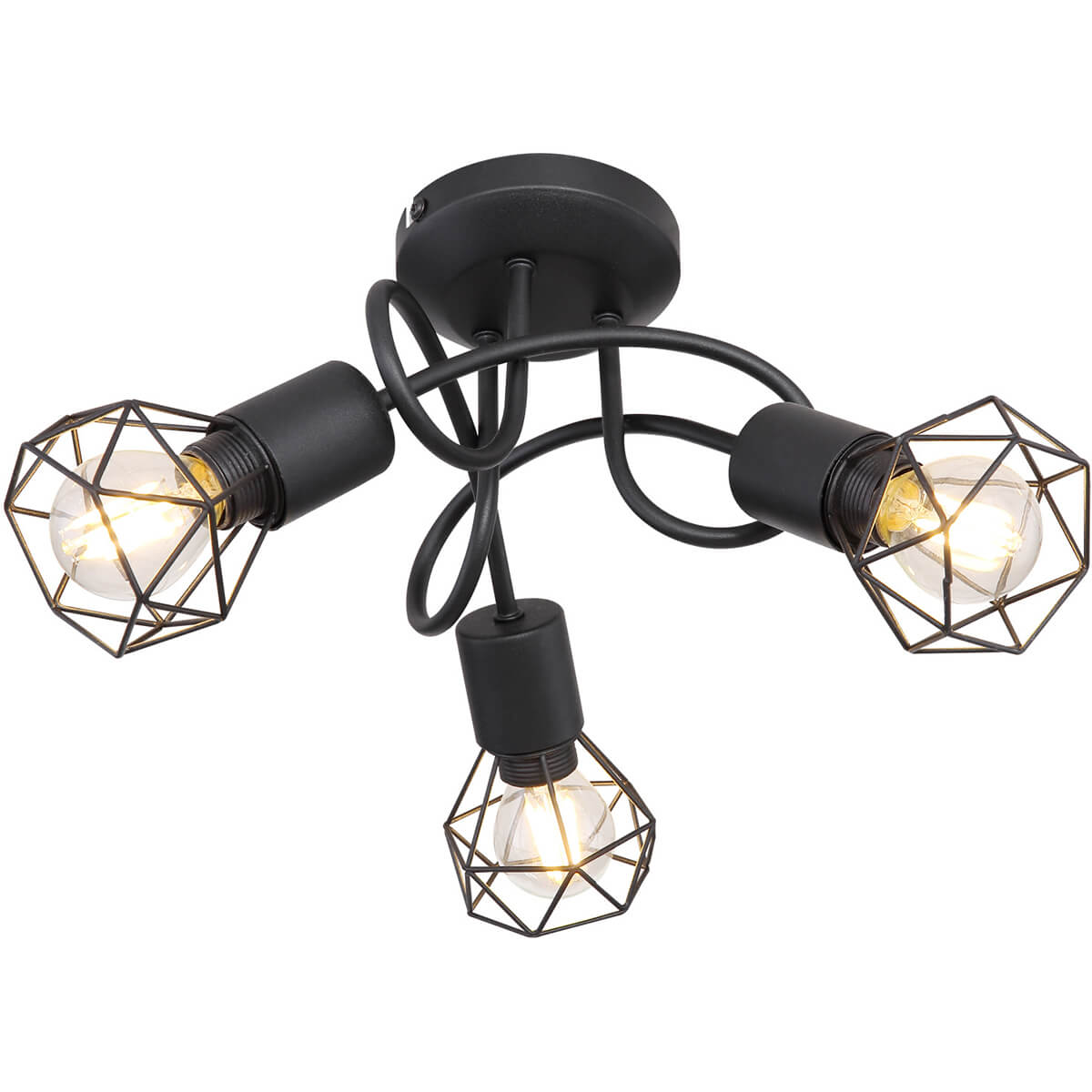 

Потолочная люстра Globo Xara I 54802S-3D, Черный, 54802S-3D Xara I