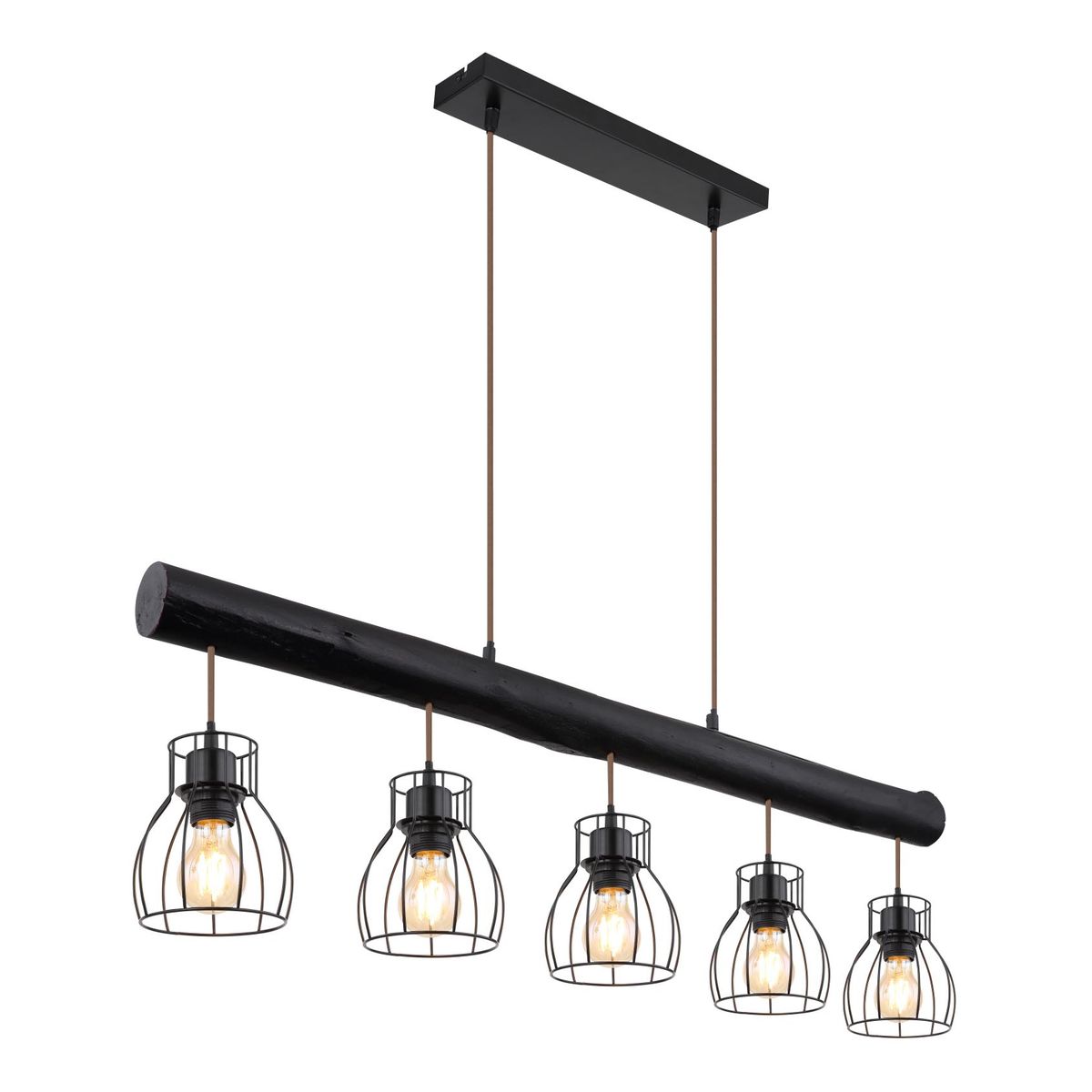 

Подвесной светильник Globo Mina 15326-5NB, Черный, 15326-5NB Mina