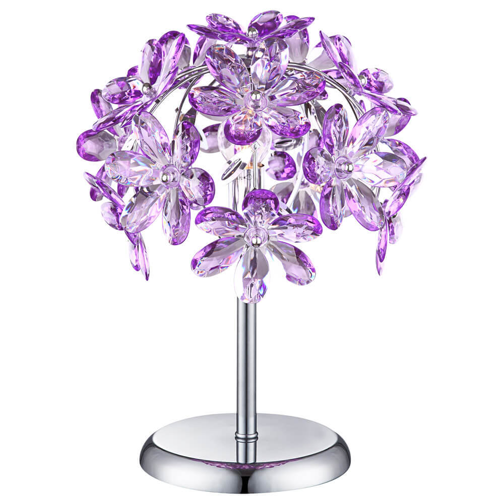 

Настольная лампа Globo Purple 5142-1T, Фиолетовый, 5142-1T Purple