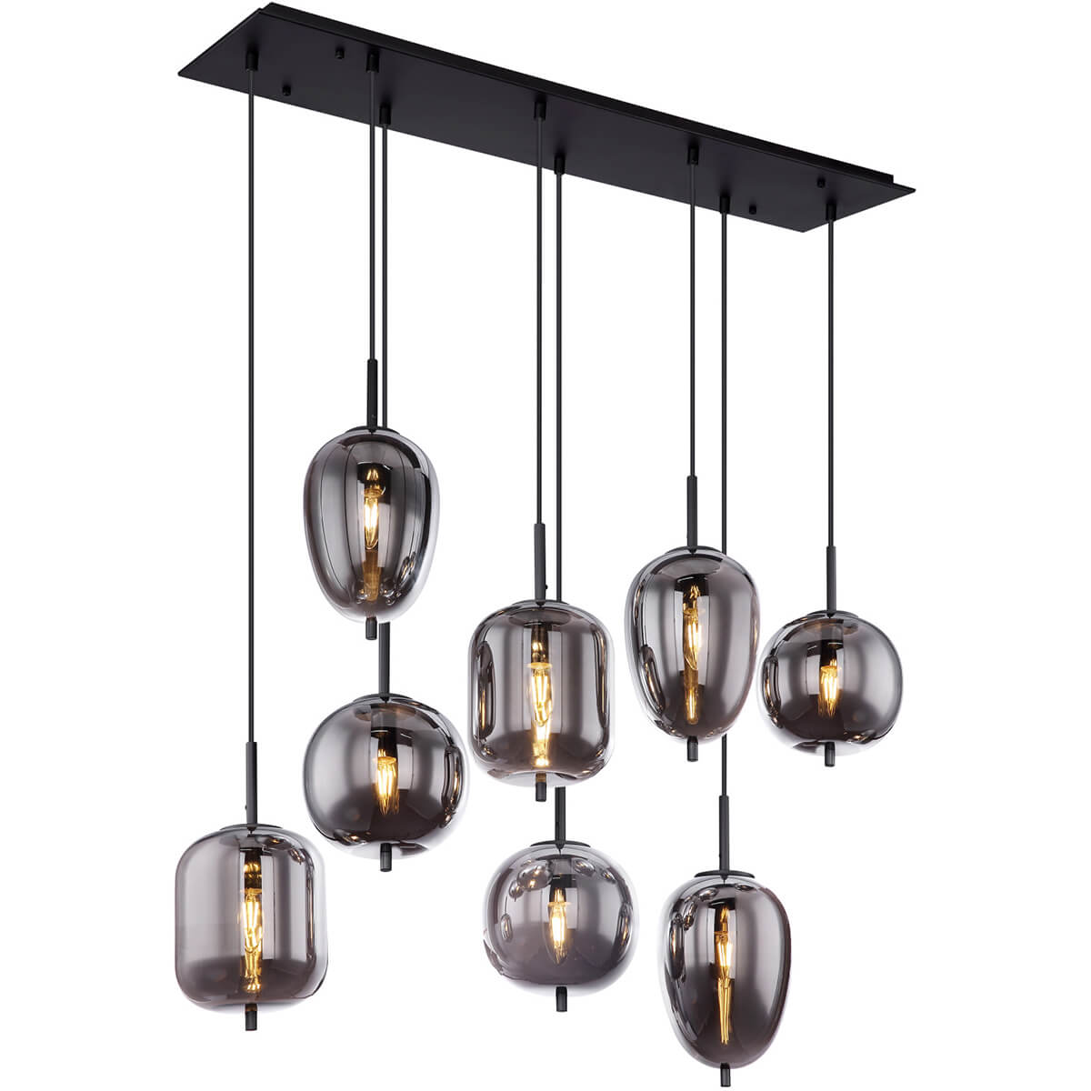 

Подвесной светильник Globo Blacky 15345-8, Дымчатый, 15345-8 Blacky