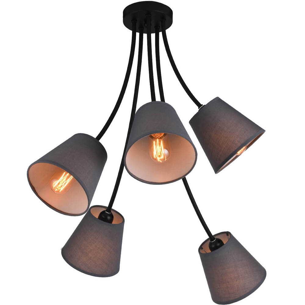 

Потолочная люстра Hiper Wendy H059-5, Коричневый, H059-5 Wendy