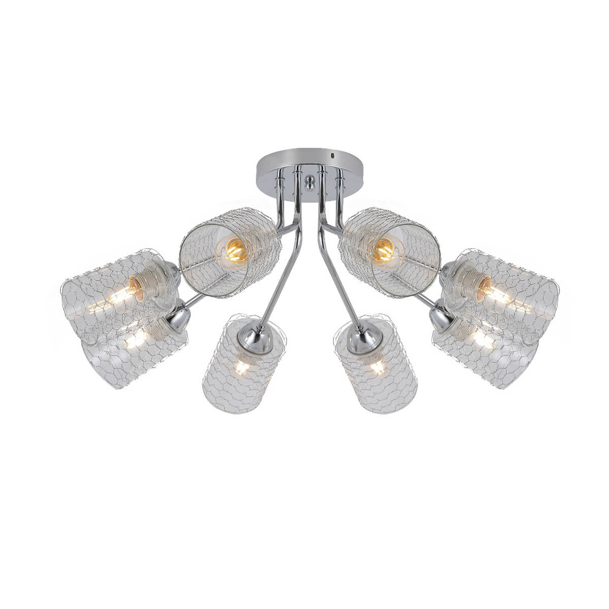 

Потолочная люстра Hiper Bacco H180-8, Хром, H180-8 Bacco