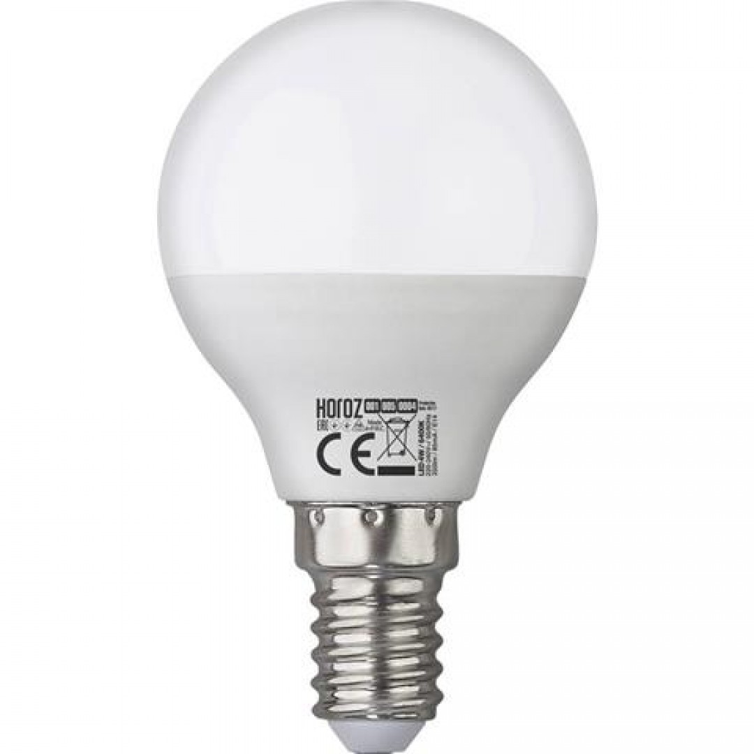 

Лампа светодиодная E27 4W 6400K матовая 001-005-0004 HRZ00000037, Белый, 001-005-0004 ELITE-4